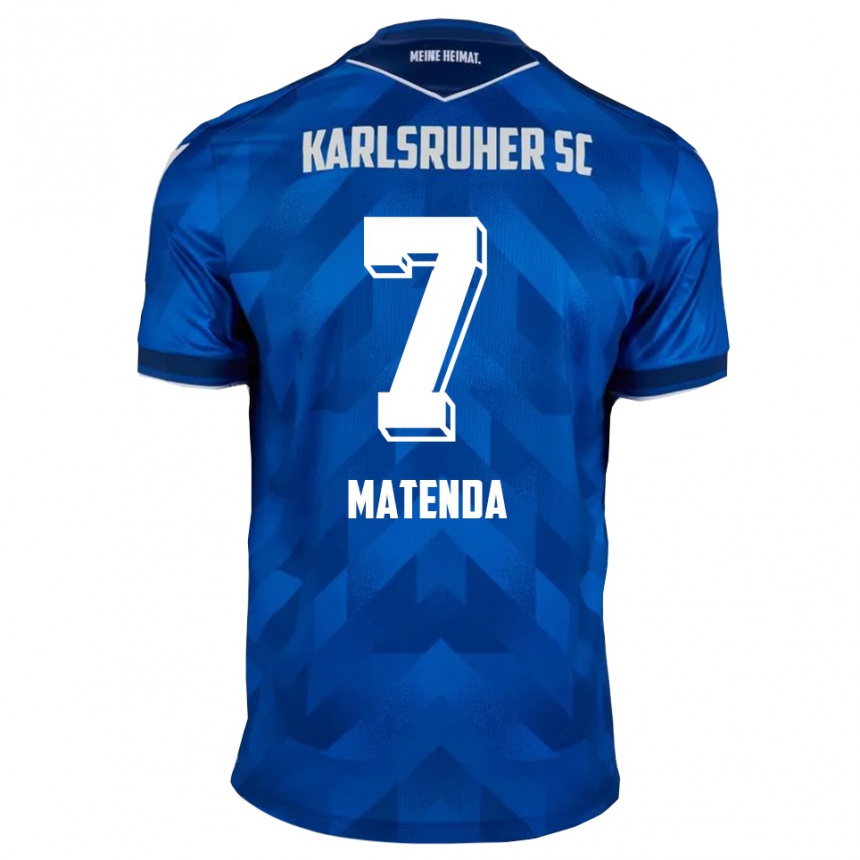 נשים כדורגל טוני גבריאל מטנדה #7 כחול לבן ג'רזי ביתית 2025/26