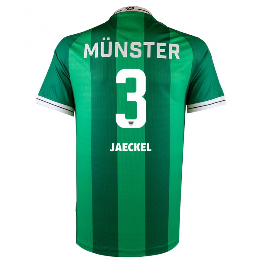 נשים כדורגל פאול ג׳אקל #3 ירוק לבן ג'רזי ביתית 2025/26