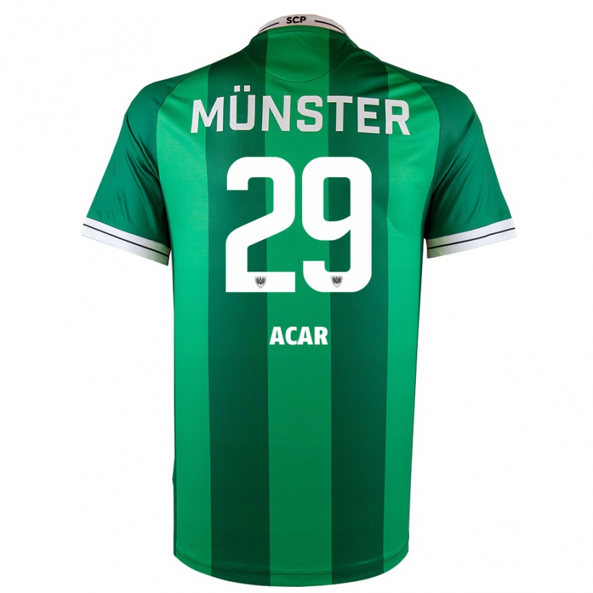 נשים כדורגל ריאן עכאר #29 ירוק לבן ג'רזי ביתית 2025/26