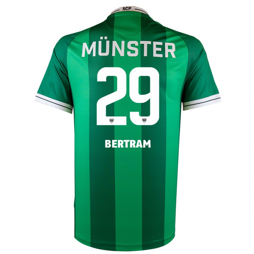 נשים כדורגל מאטס ברטראם #29 ירוק לבן ג'רזי ביתית 2025/26