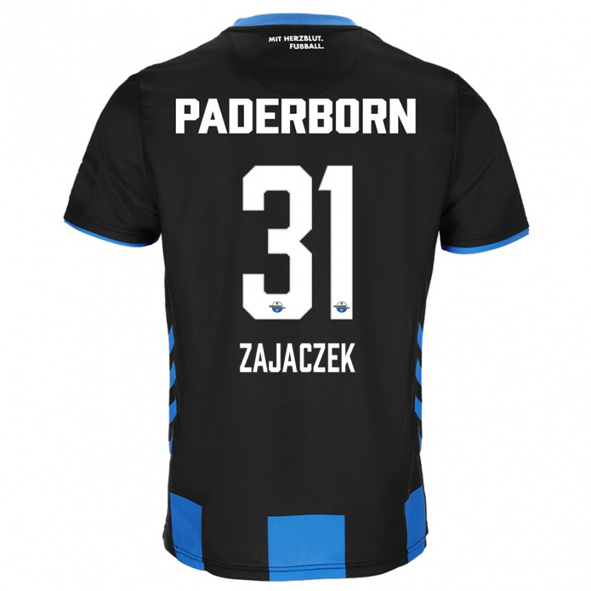 נשים כדורגל ארני לאסה זיאצ׳ק #31 שחור כחול ג'רזי ביתית 2025/26