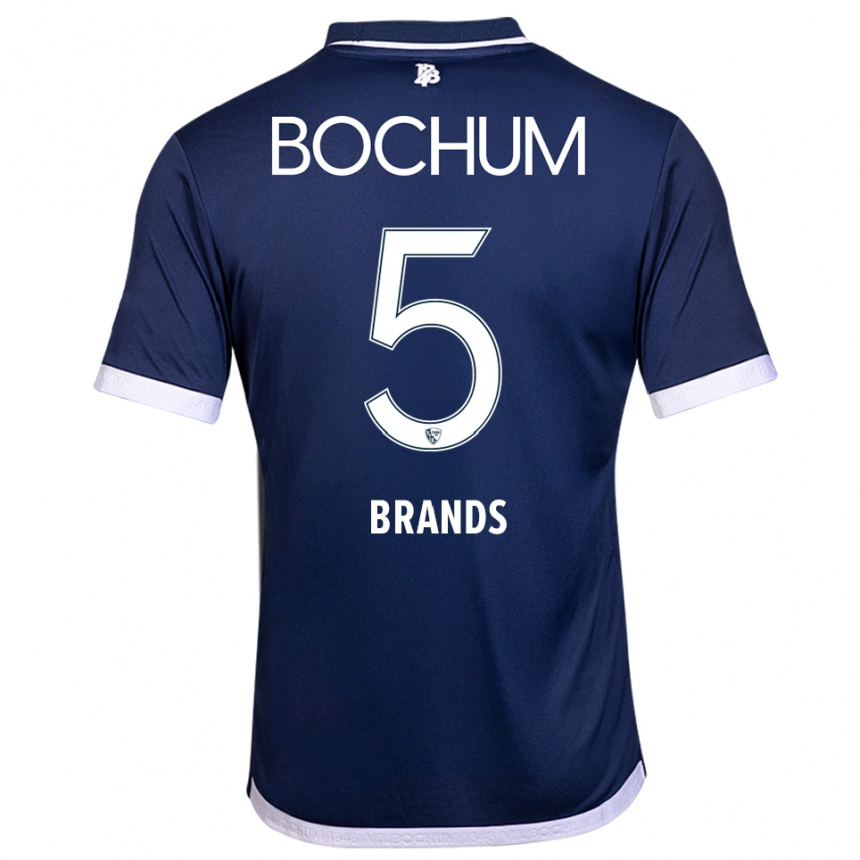 נשים כדורגל Elias Brands #5 כחול נייבי לבן ג'רזי ביתית 2025/26