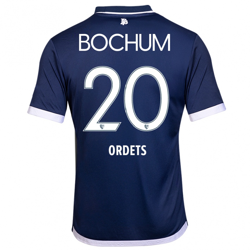 נשים כדורגל איבן אורדץ #20 כחול נייבי לבן ג'רזי ביתית 2025/26