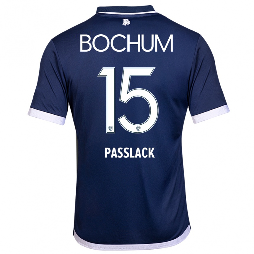 נשים כדורגל פליקס פסלאק #15 כחול נייבי לבן ג'רזי ביתית 2025/26