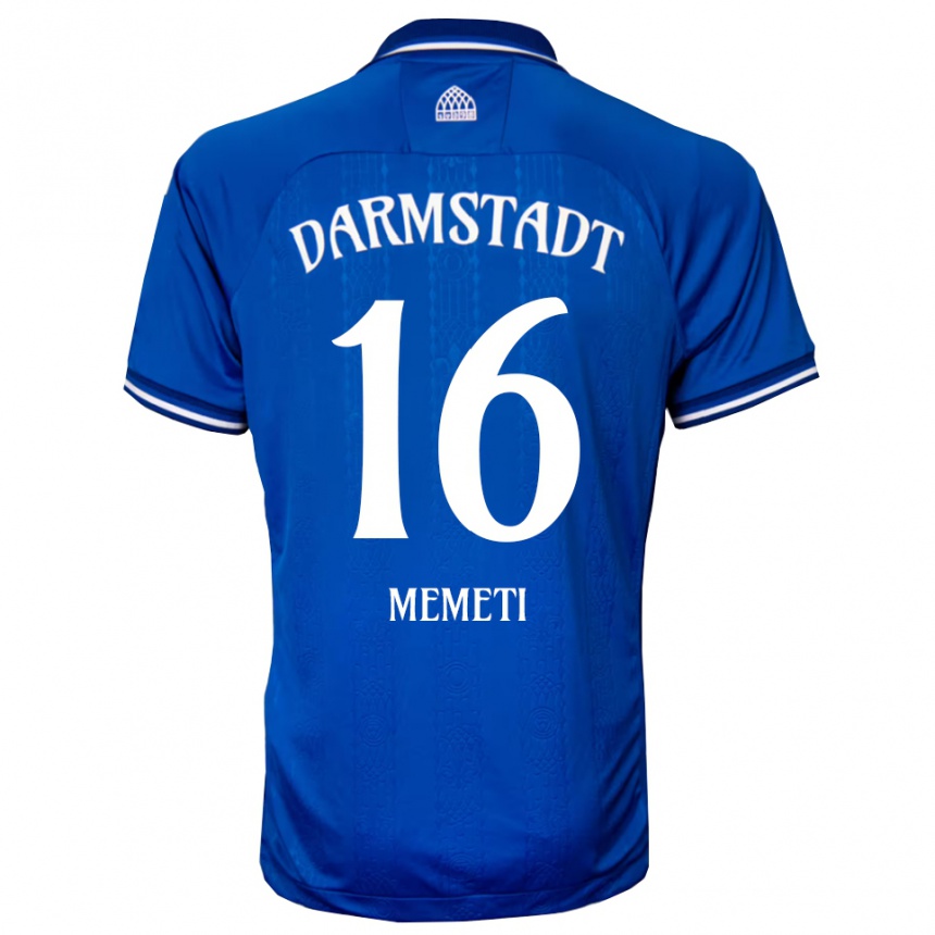 נשים כדורגל Dilon Memeti #16 כחול לבן ג'רזי ביתית 2025/26 נשים כדורגל Dilon Memeti #16 כחול לבן ג'רזי ביתית 2025/26