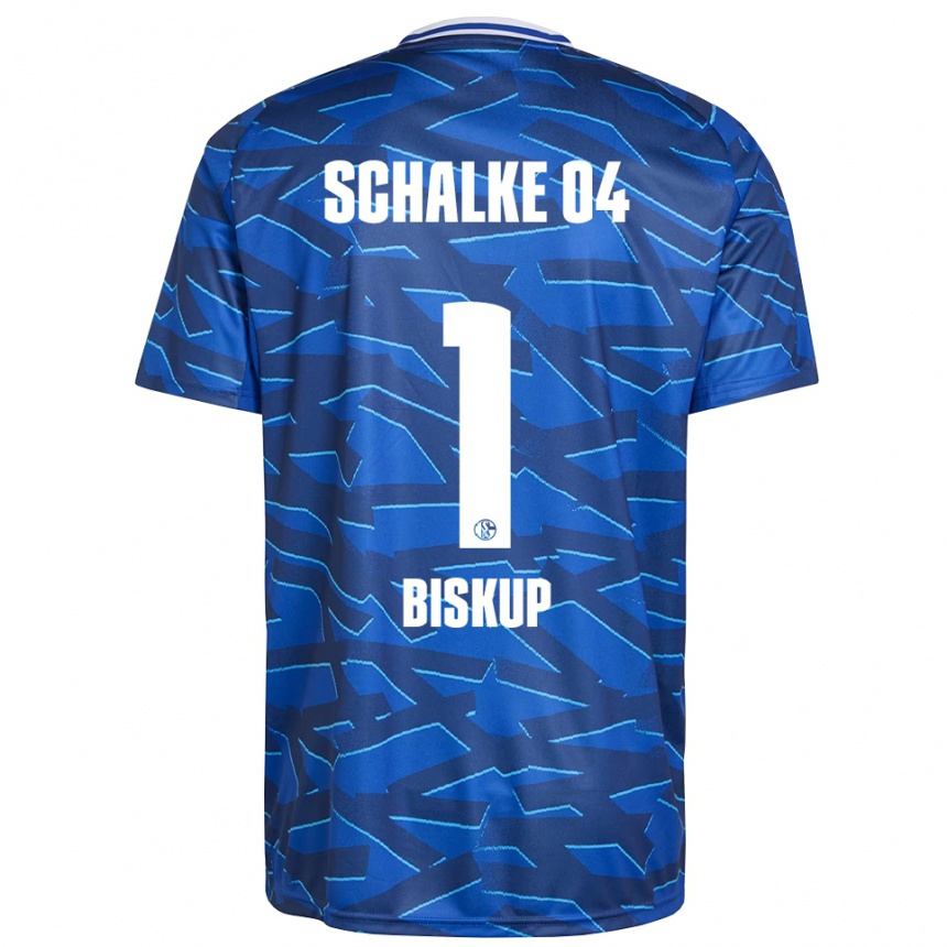 נשים כדורגל Marcell Biskup #1 כחול רויאל לבן ג'רזי ביתית 2025/26