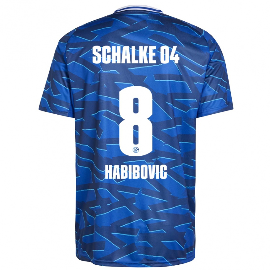 נשים כדורגל אדינה חביבוביץ' #8 כחול רויאל לבן ג'רזי ביתית 2025/26