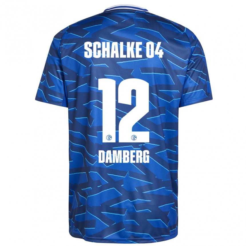 נשים כדורגל Niclas Damberg #12 כחול רויאל לבן ג'רזי ביתית 2025/26