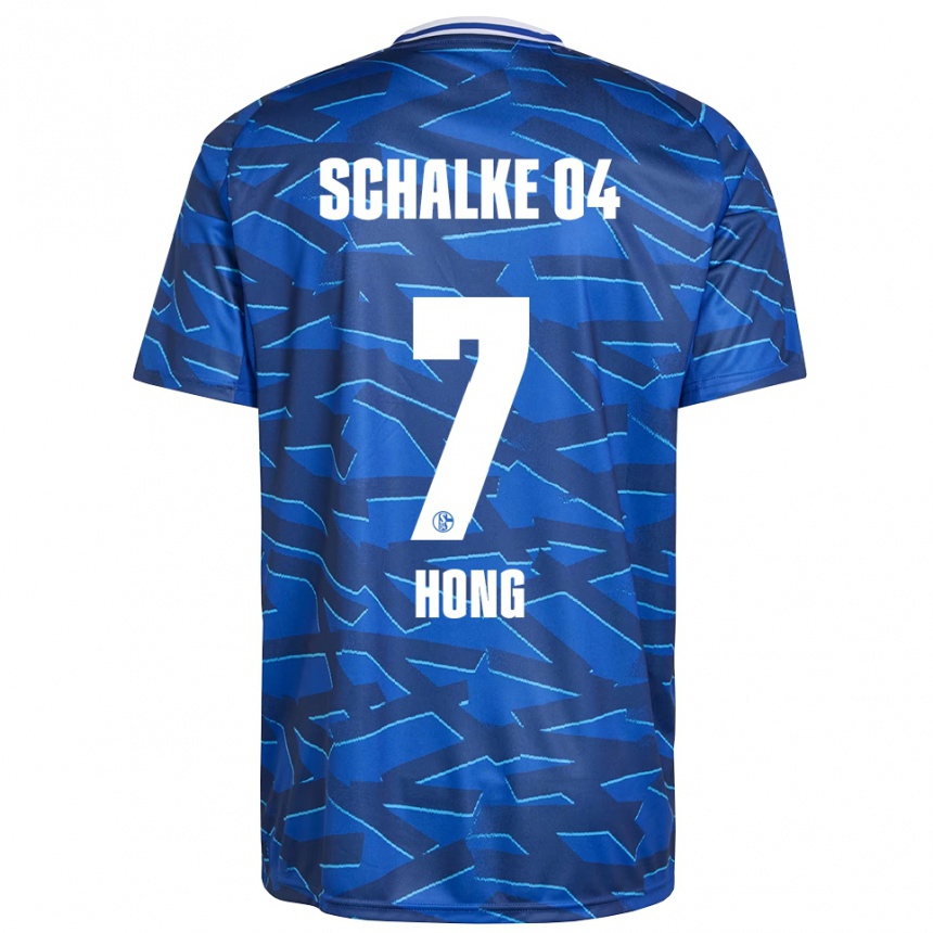 נשים כדורגל סאוקג'ו הונג #7 כחול רויאל לבן ג'רזי ביתית 2025/26