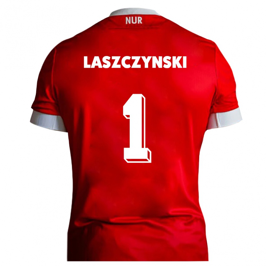 נשים כדורגל אדם לשצ׳ינסקי #1 אדום לבן ג'רזי ביתית 2025/26