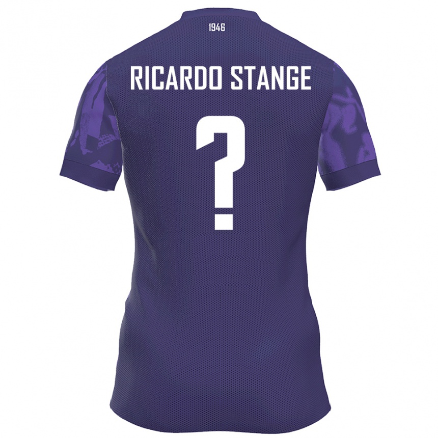 נשים כדורגל Andres Ricardo Stange #0 סגול לבן ג'רזי ביתית 2025/26