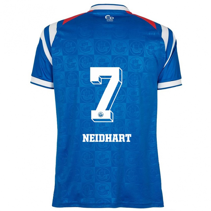 נשים כדורגל ניקו ניידהרט #7 כחול לבן אדום ג'רזי ביתית 2025/26