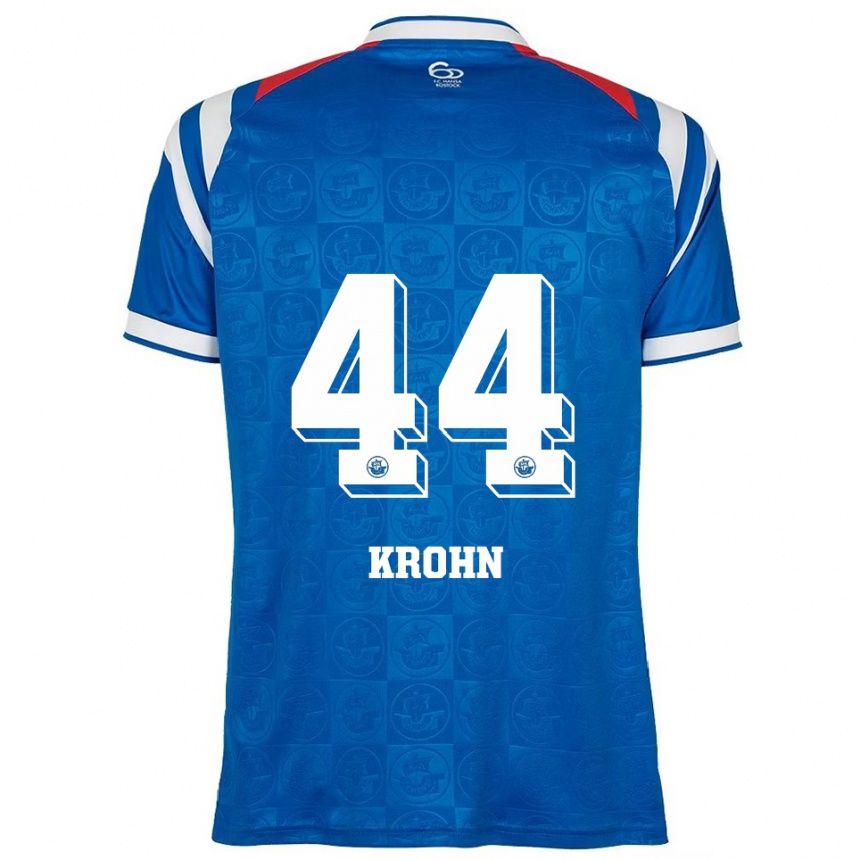 נשים כדורגל Tim Krohn #44 כחול לבן אדום ג'רזי ביתית 2025/26