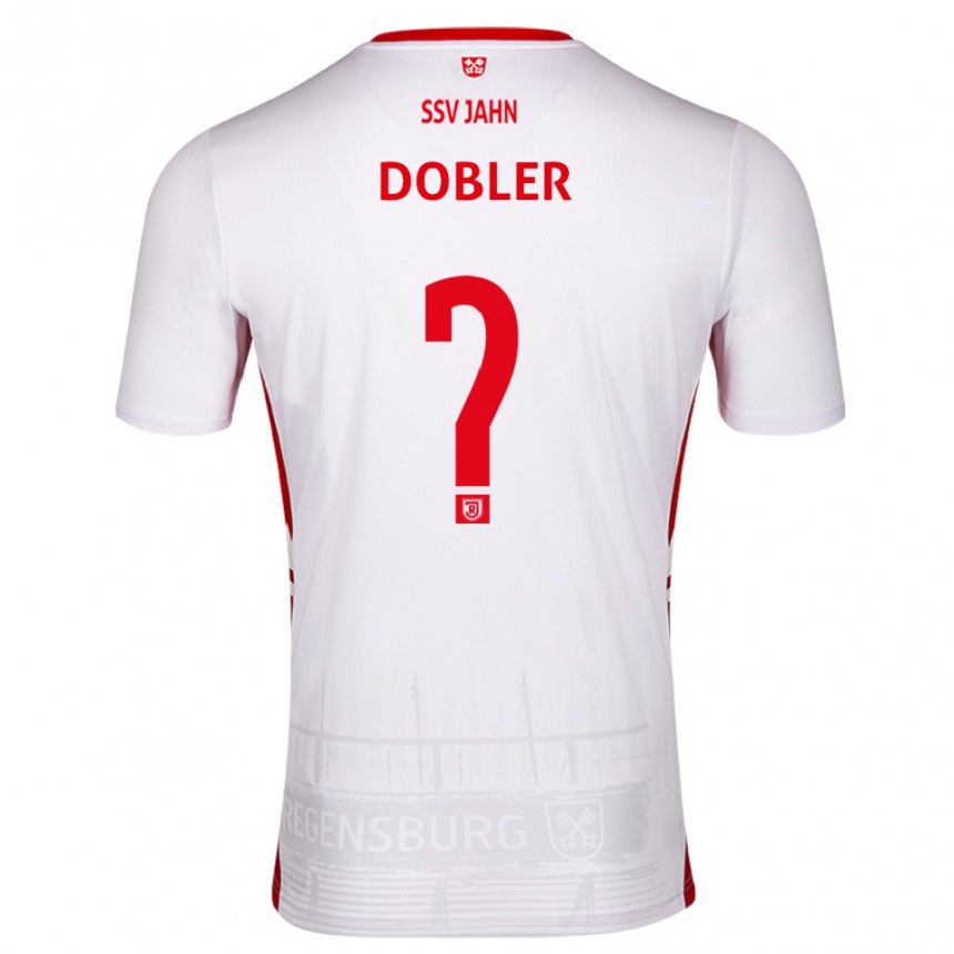 נשים כדורגל Maximilian Dobler #0 לבן אדום ג'רזי ביתית 2025/26