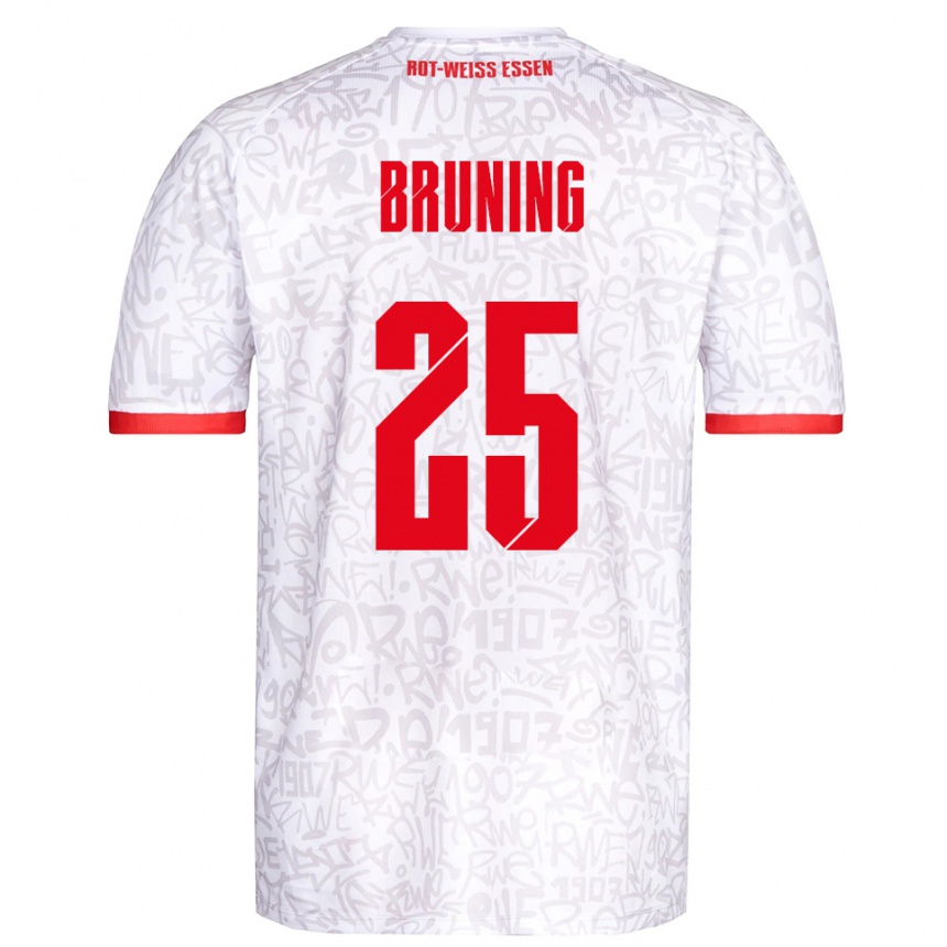 נשים כדורגל מאלטה ברינינג #25 לבן אדום ג'רזי ביתית 2025/26