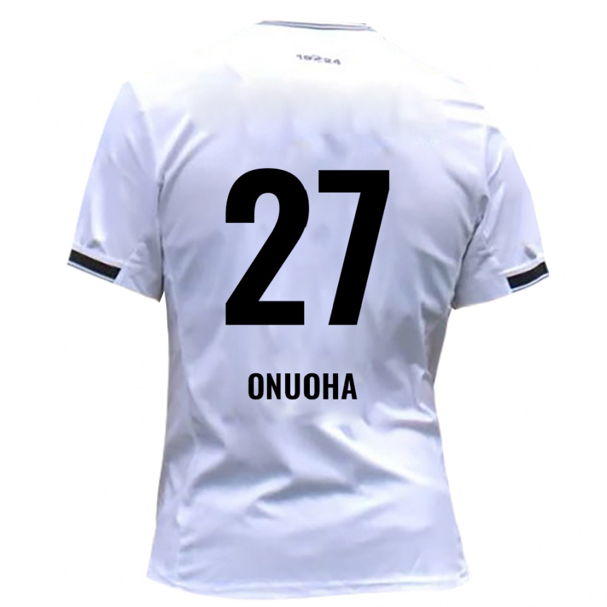 נשים כדורגל צ'ילוהם אונואה #27 לבן אדום ג'רזי ביתית 2025/26