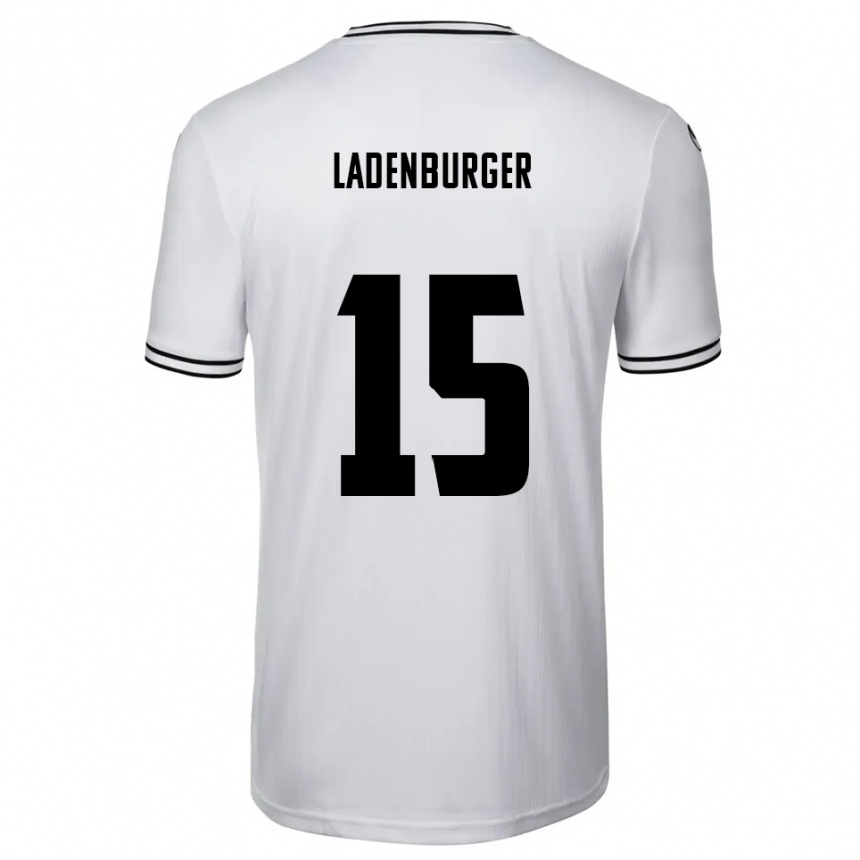 נשים כדורגל לינוס לדנבורגר #15 לבן שחור ג'רזי ביתית 2025/26