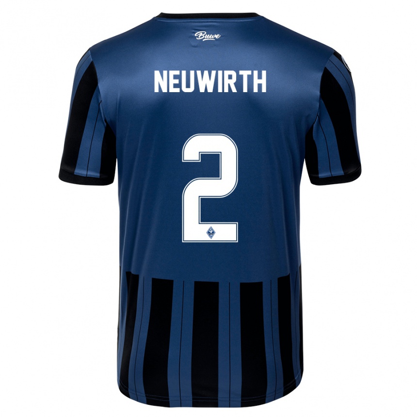 נשים כדורגל ניקלס נויבירט #2 כחול אפור שחור ג'רזי ביתית 2025/26