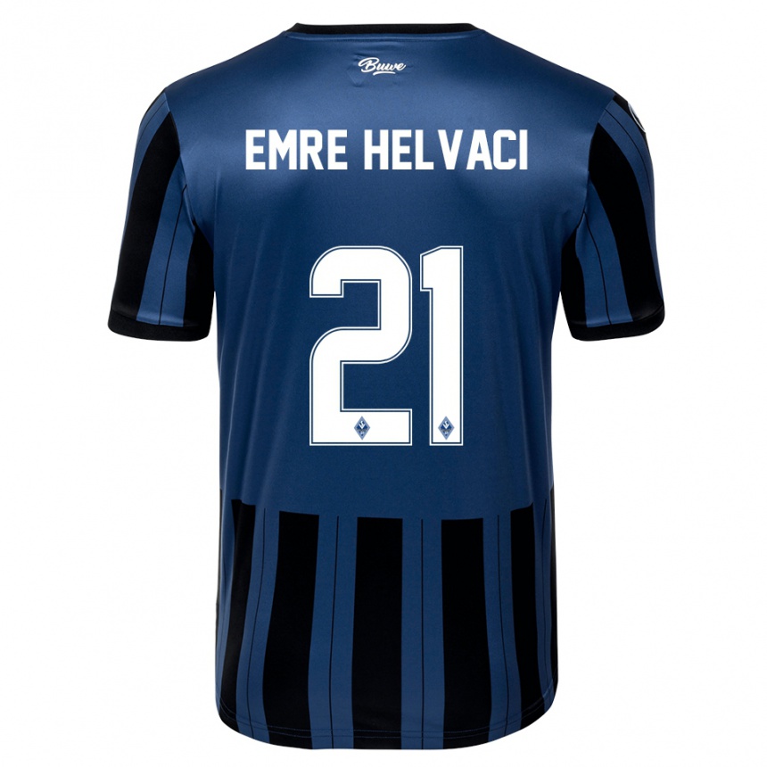 נשים כדורגל פארוק אמר הלוואצי #21 כחול אפור שחור ג'רזי ביתית 2025/26