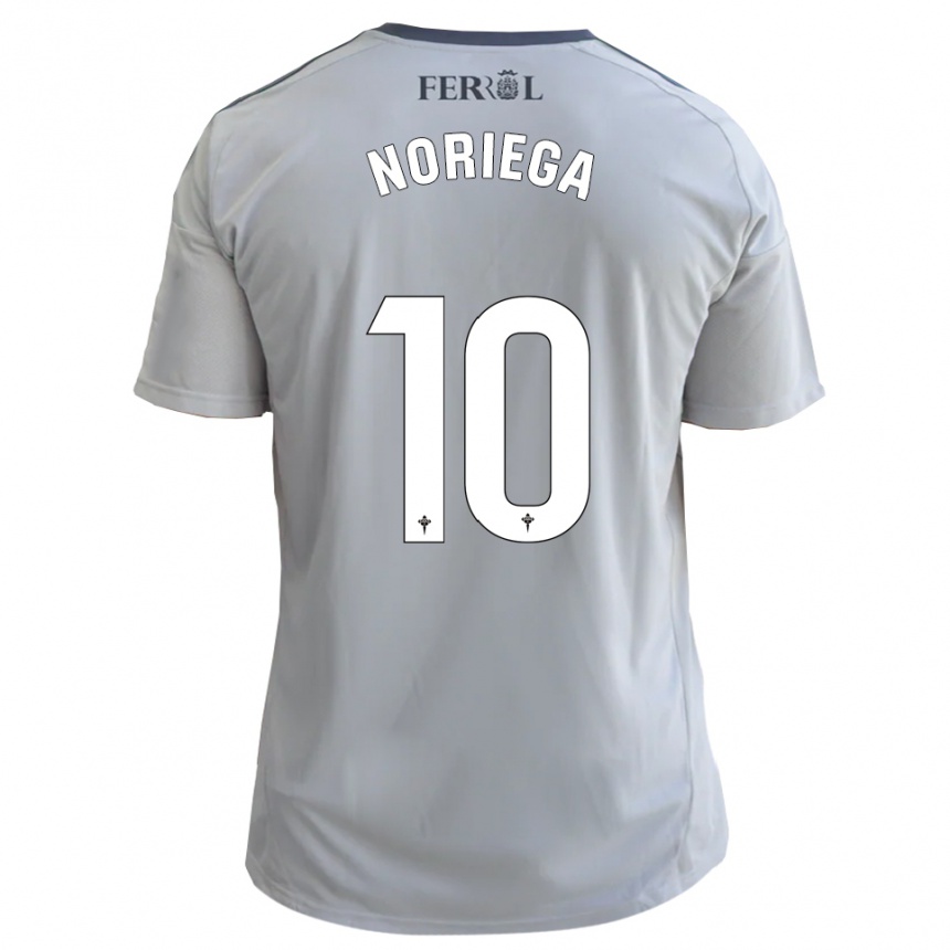 נשים כדורגל Jairo Noriega #10 אפור כסף הרחק ג'רזי 2025/26