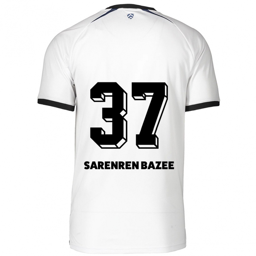 נשים כדורגל נואה יואל זארנרן באזי #37 לבן שחור הרחק ג'רזי 2025/26