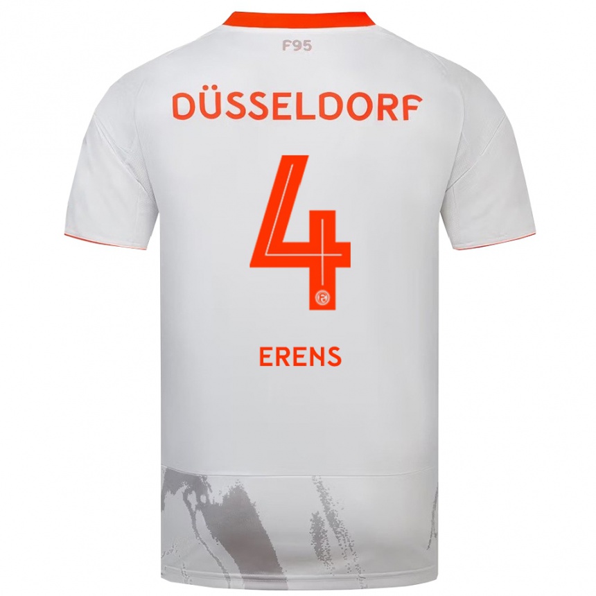 נשים כדורגל נואה ארנס #4 לבן כתום הרחק ג'רזי 2025/26