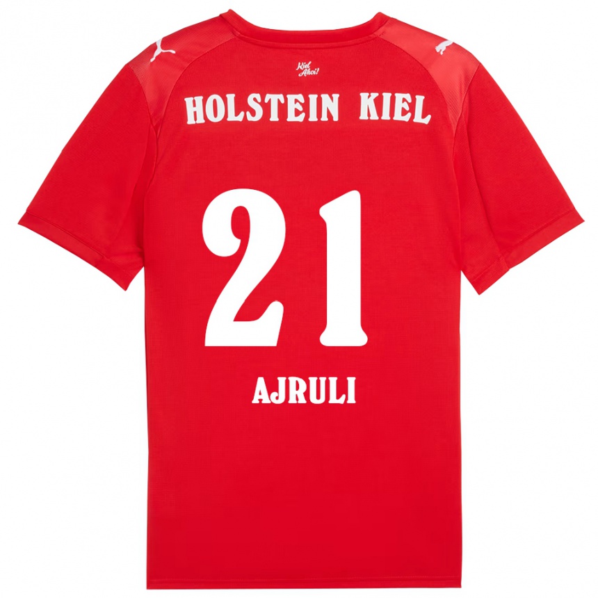 נשים כדורגל מוחמד איירולי #21 אדום כחול הרחק ג'רזי 2025/26