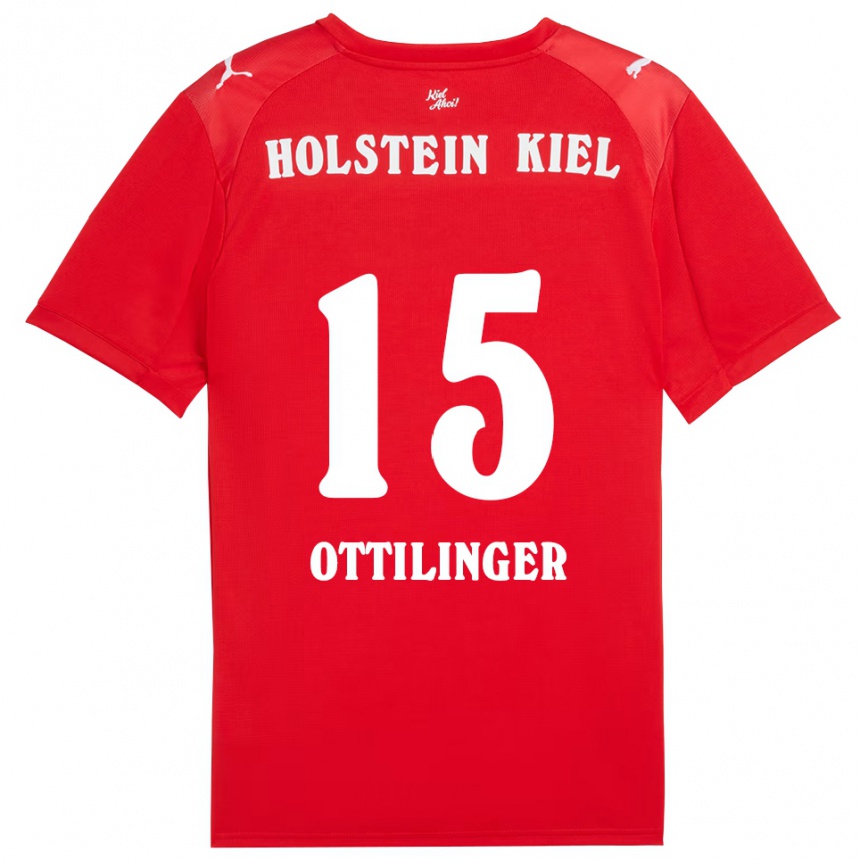 נשים כדורגל Tim Ottilinger #15 אדום כחול הרחק ג'רזי 2025/26