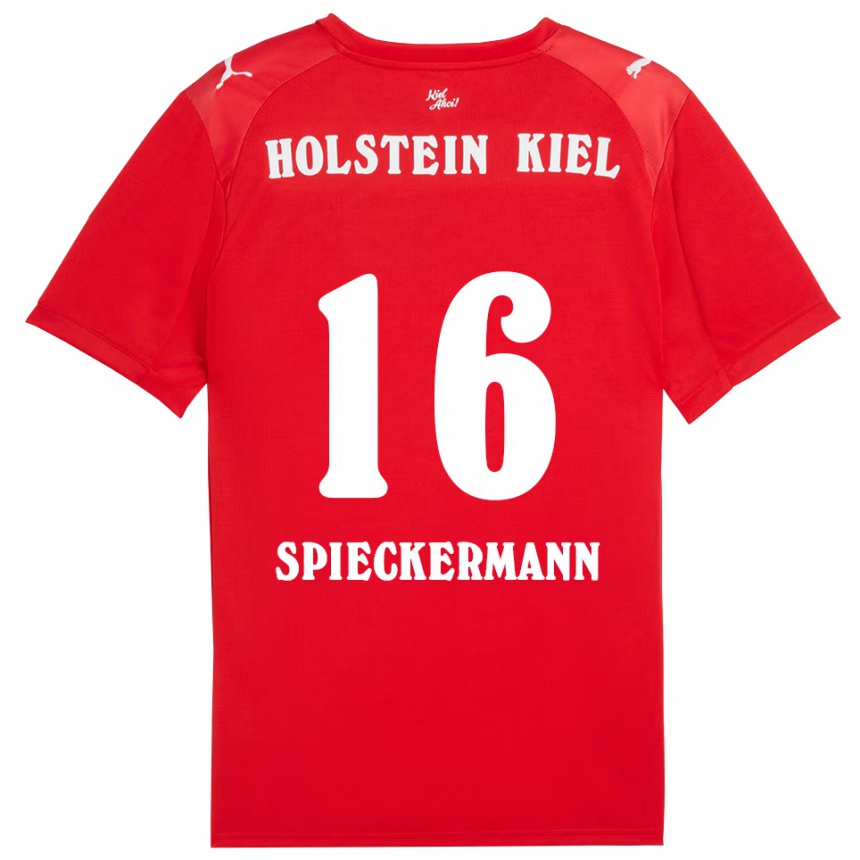 נשים כדורגל טים ספיקרמן #16 אדום כחול הרחק ג'רזי 2025/26