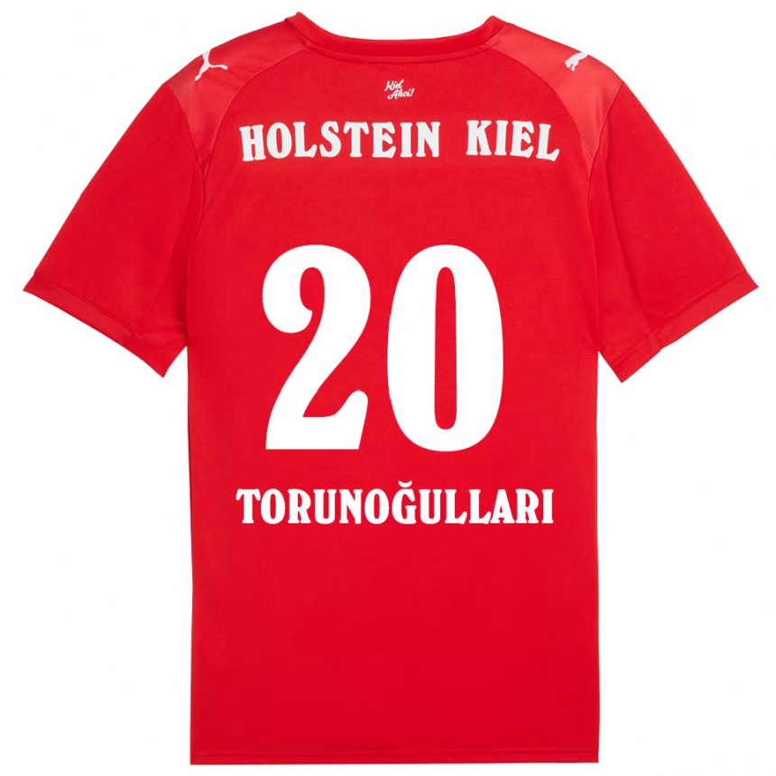 נשים כדורגל Emin Torunoğulları #20 אדום כחול הרחק ג'רזי 2025/26