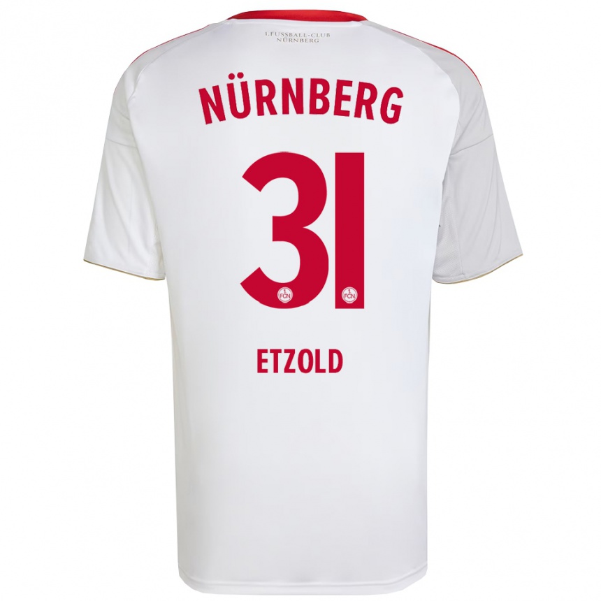 נשים כדורגל האנה אטזולד #31 לבן אדום הרחק ג'רזי 2025/26