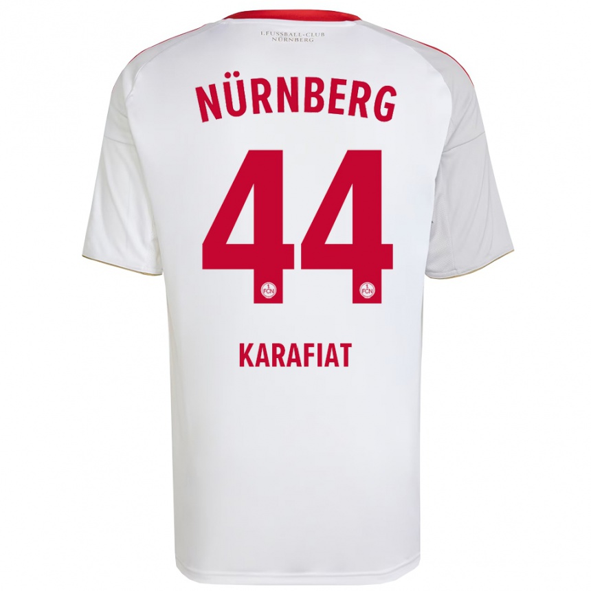 נשים כדורגל אונדז'יי קרפיאט #44 לבן אדום הרחק ג'רזי 2025/26