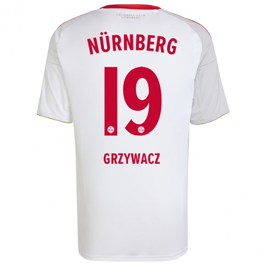 נשים כדורגל אריק ארטור גריזיבץ #19 לבן אדום הרחק ג'רזי 2025/26