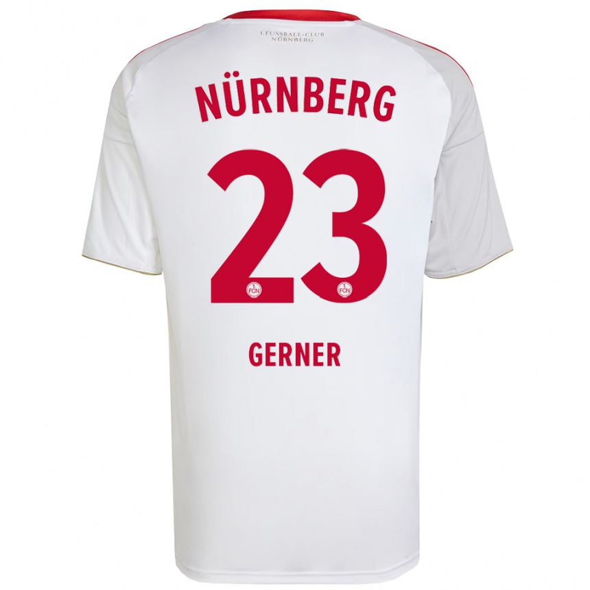 נשים כדורגל לוקס גרנר #23 לבן אדום הרחק ג'רזי 2025/26