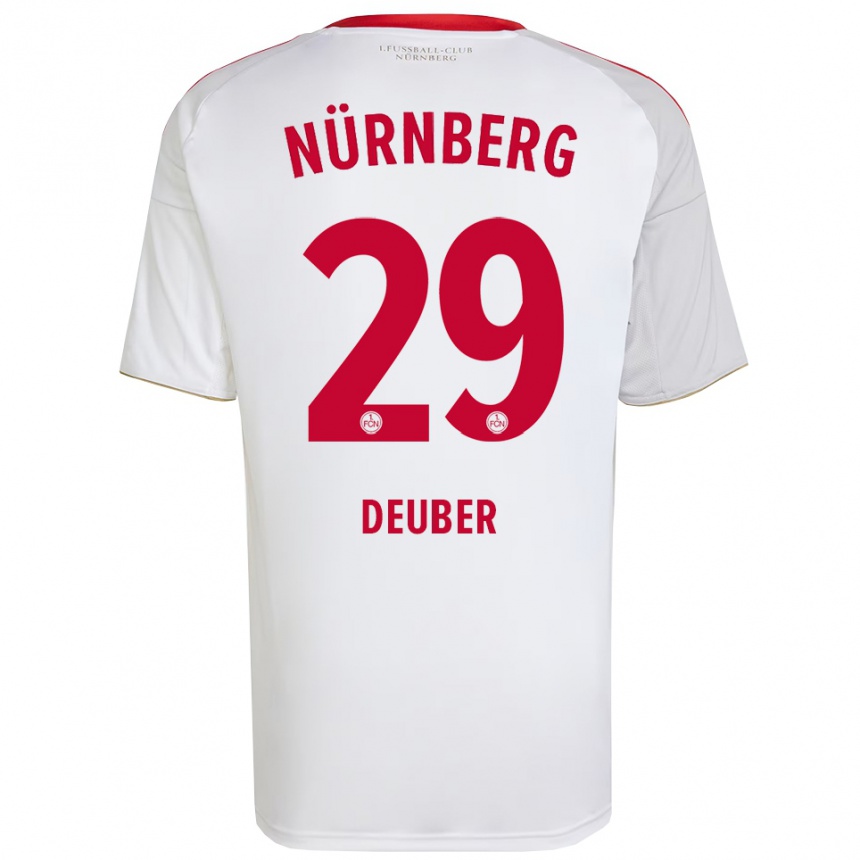 נשים כדורגל האנה דובר #29 לבן אדום הרחק ג'רזי 2025/26