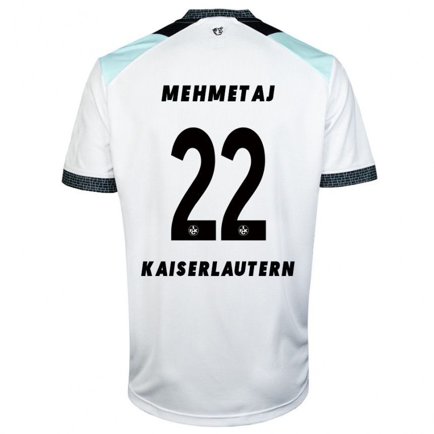 נשים כדורגל אלבן מהמטאי #22 לבן שחור הרחק ג'רזי 2025/26