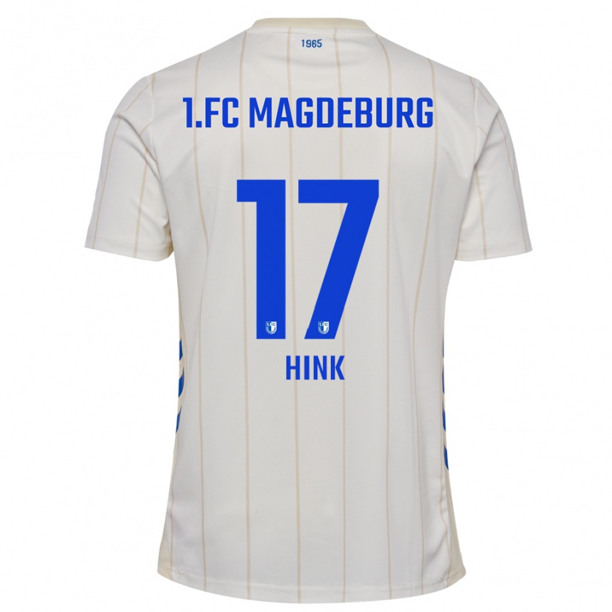 נשים כדורגל הקטור הינק #17 לבן כחול הרחק ג'רזי 2025/26