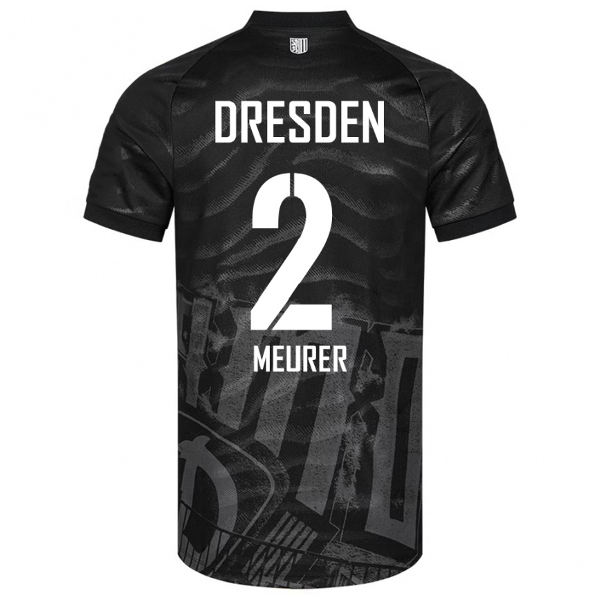 נשים כדורגל ניקולס מיורר #2 שחור אפור הרחק ג'רזי 2025/26