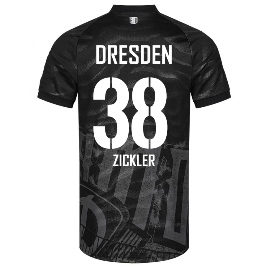 נשים כדורגל ג׳אקוב ציקלר #38 שחור אפור הרחק ג'רזי 2025/26