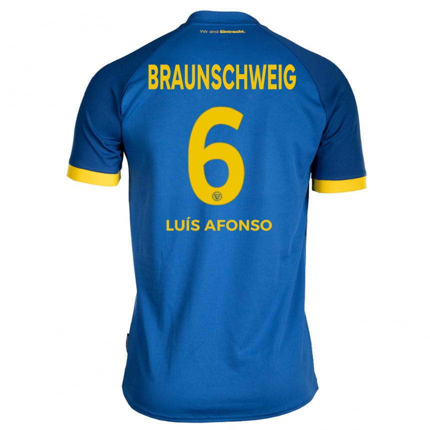 נשים כדורגל הוגו לואיס אפונסו #6 כחול רויאל צהוב הרחק ג'רזי 2025/26