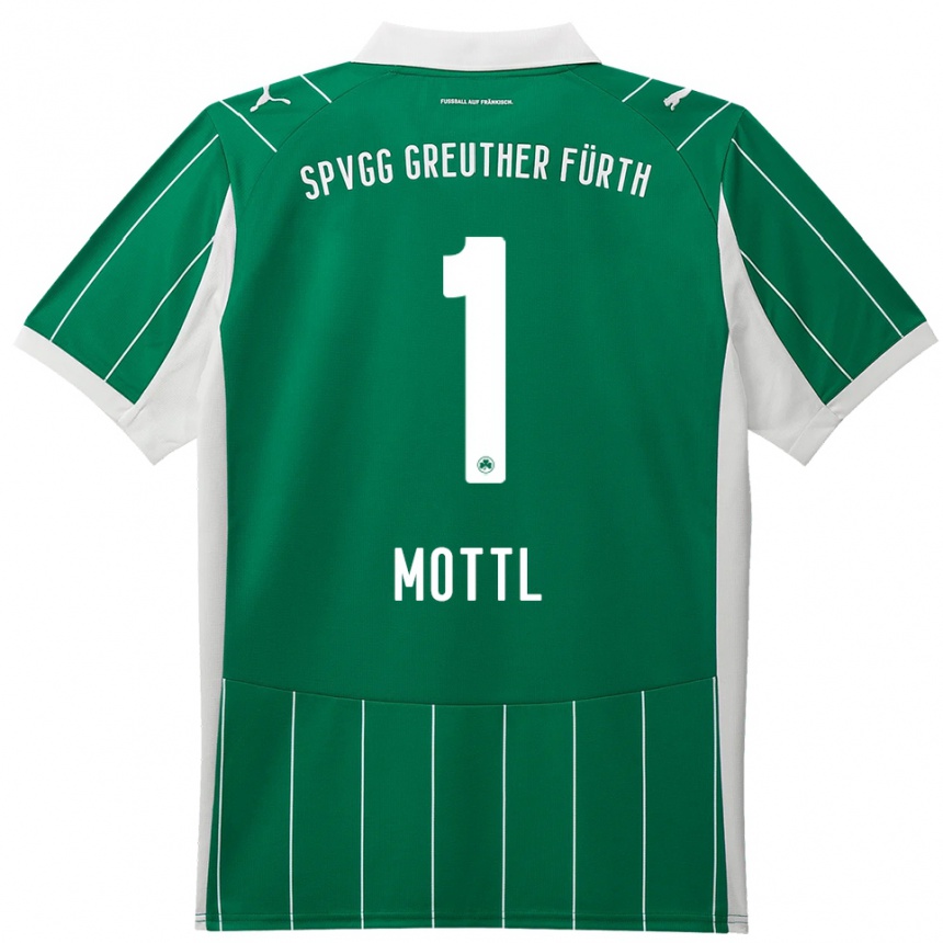 נשים כדורגל יאן מוטל #1 ירוק לבן הרחק ג'רזי 2025/26
