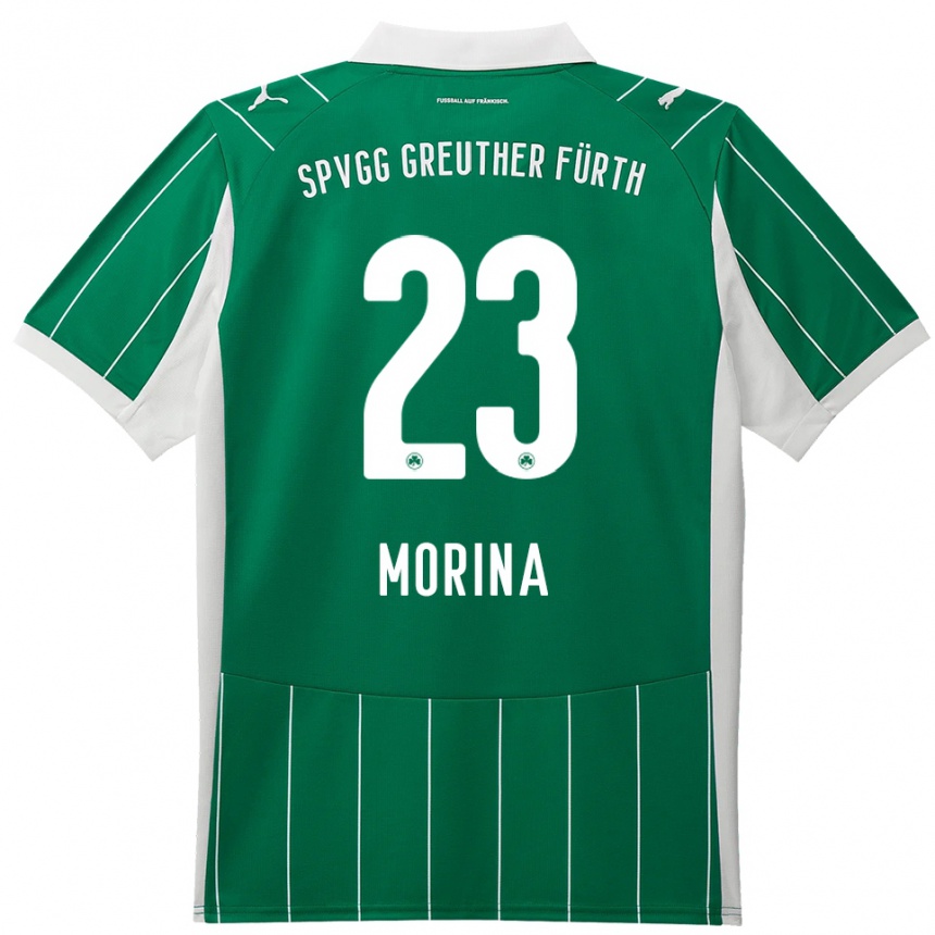 נשים כדורגל דיון מורינה #23 ירוק לבן הרחק ג'רזי 2025/26