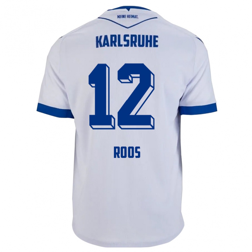 נשים כדורגל סילביו רוס #12 לבן כחול הרחק ג'רזי 2025/26