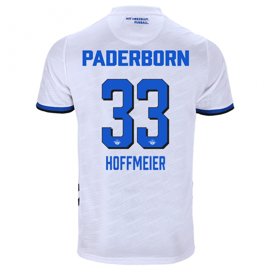 נשים כדורגל מרסל הופמאייר #33 לבן כחול הרחק ג'רזי 2025/26