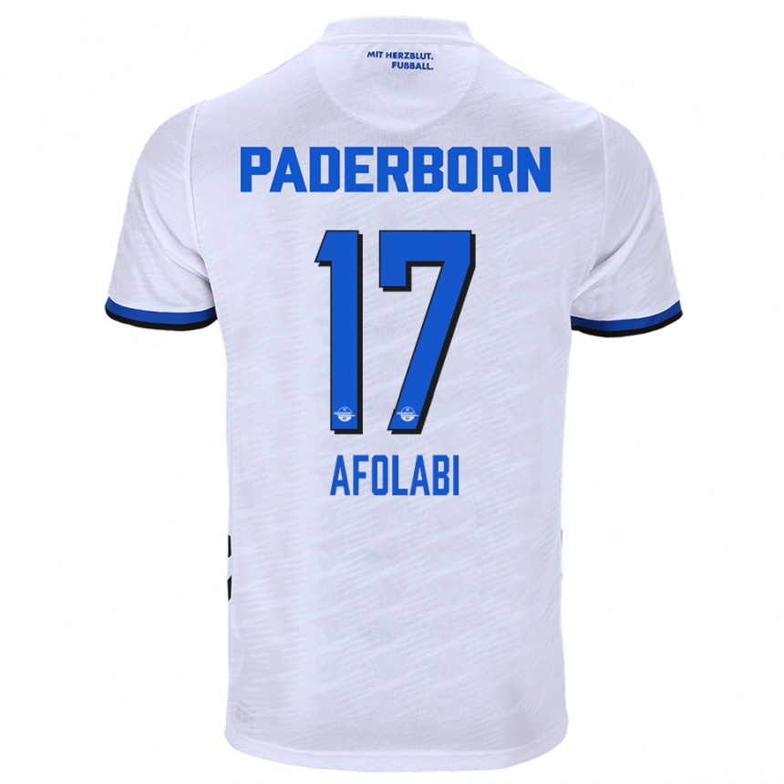 נשים כדורגל ג׳נטיל אפולבי #17 לבן כחול הרחק ג'רזי 2025/26