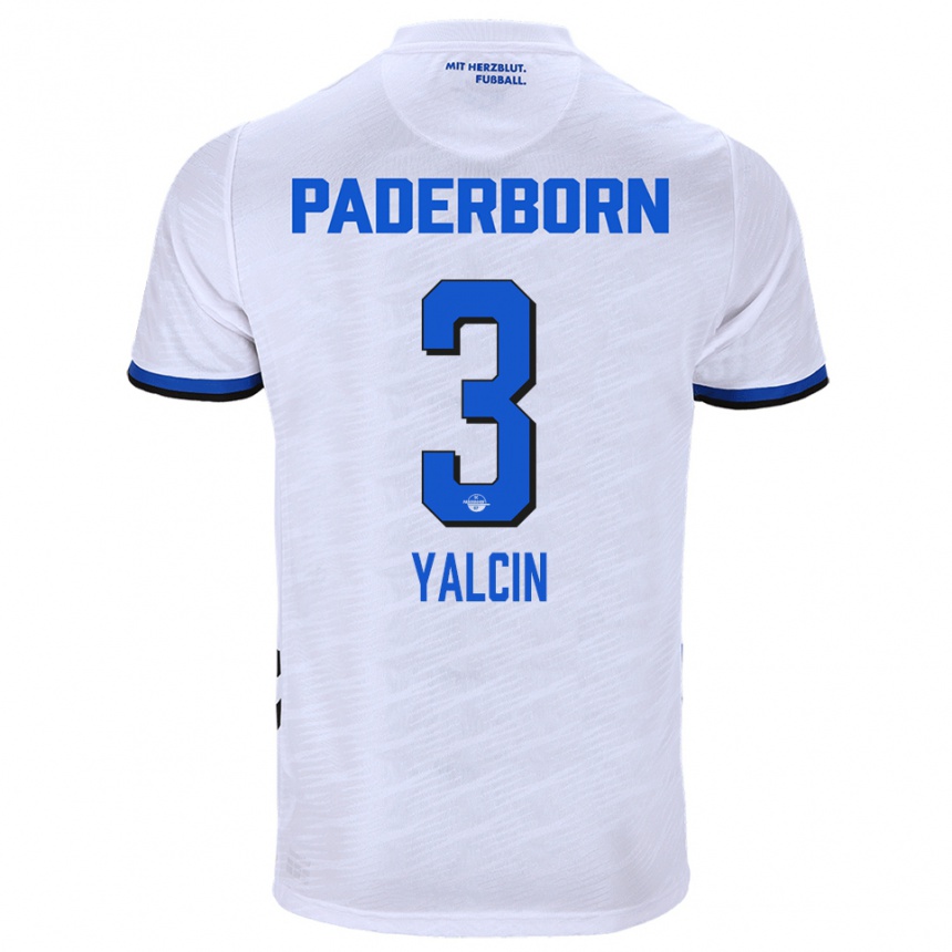 נשים כדורגל כרם ילצ׳ין #3 לבן כחול הרחק ג'רזי 2025/26