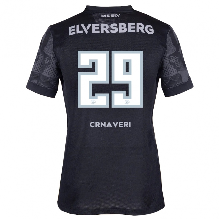 נשים כדורגל Laureta Crnaveri #29 שחור אפור הרחק ג'רזי 2025/26