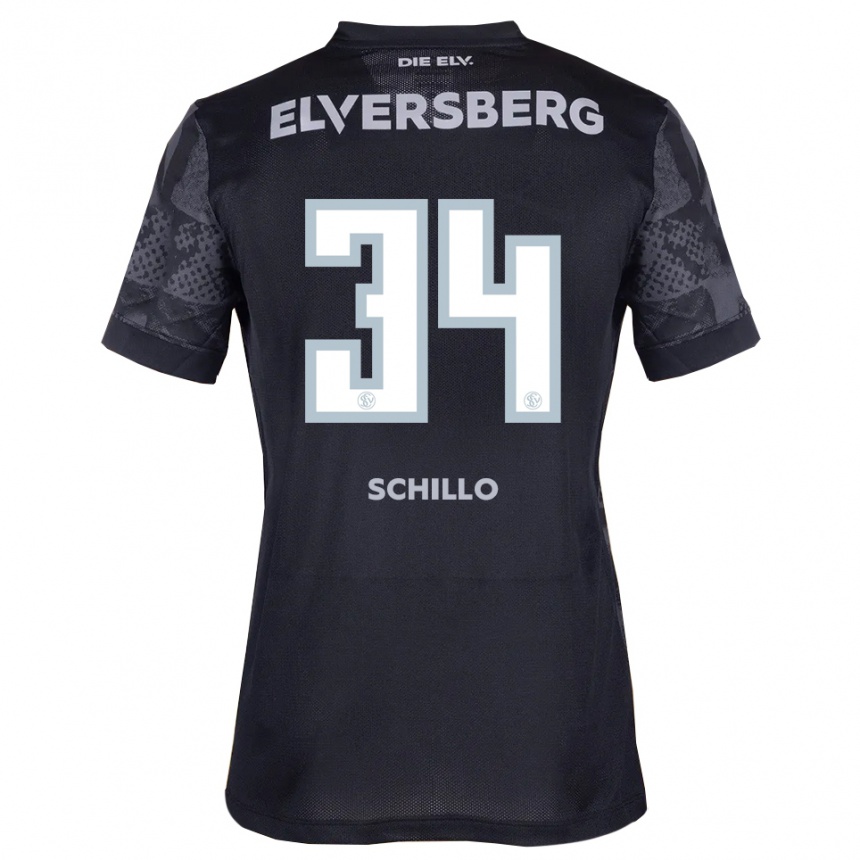 נשים כדורגל האנה שילו #34 שחור אפור הרחק ג'רזי 2025/26