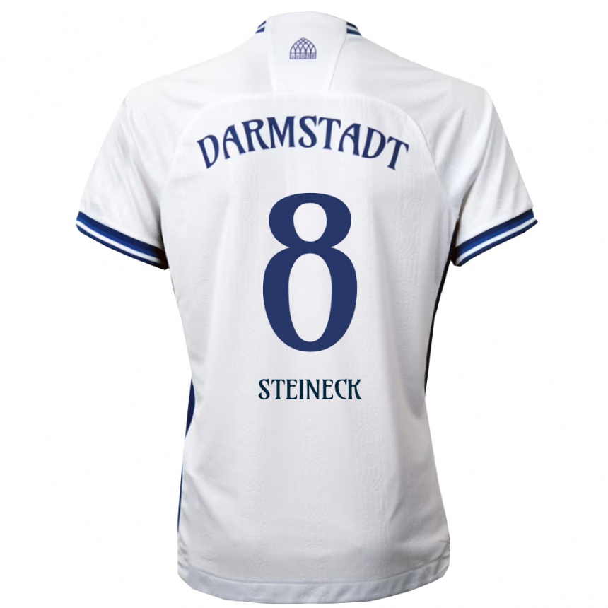 נשים כדורגל טום שטיינק #8 לבן כחול הרחק ג'רזי 2025/26