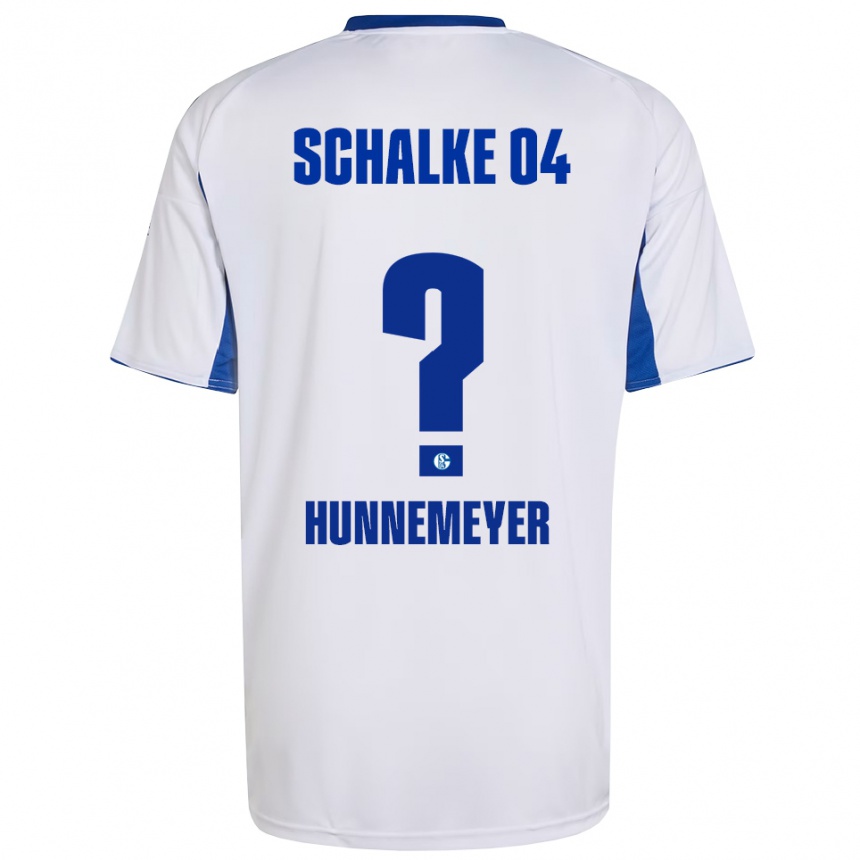 נשים כדורגל מאיה הונמאייר #0 לבן כחול הרחק ג'רזי 2025/26